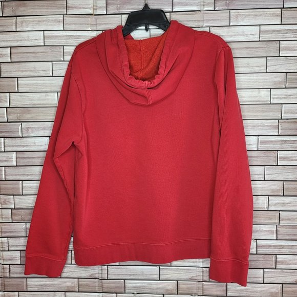 Majestic NFL Football Atlanta Falcons Hoodie Sweatshirt Red Size Medium - Picture 4 of 12